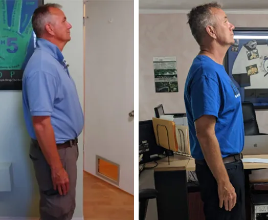 Jim C. before and after — Lost 25.5 lbs & is full of energy